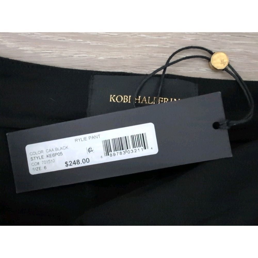 Kobi Halperin Rylee Black Knit Pants Size 6 - NWT - Picture 7 of 12